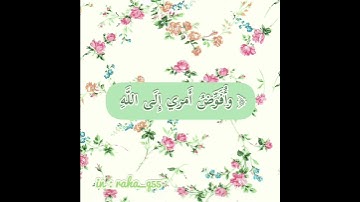 { وأفوض أمري إلى الله إن الله بصير بالعباد } _ تلاوة : هزاع البلوشي