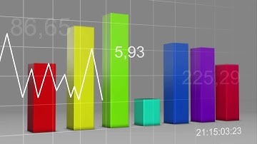 Crazy Statistics 3D Loop Motion Graphics