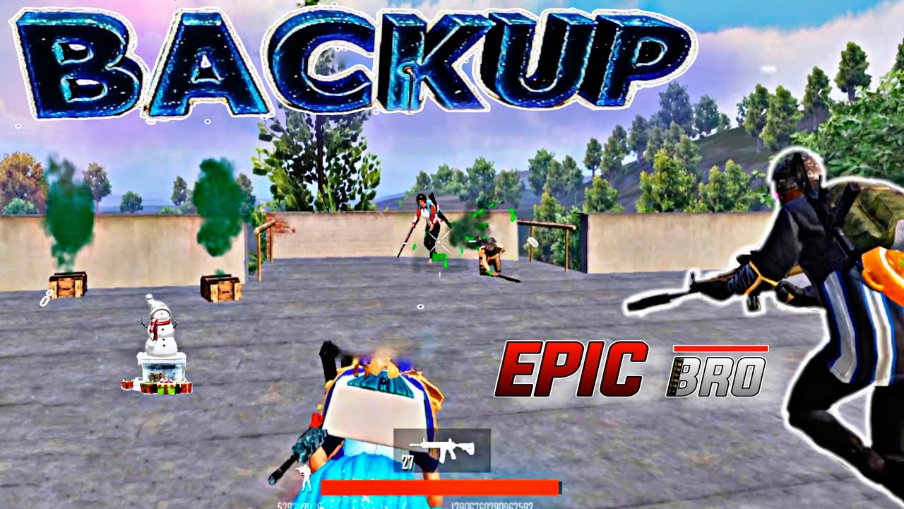 BACKUP TO HAI 👀 // Best cover by teammates 🔥// Brokeshoot //