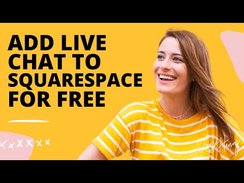 How To Add Live Chat to Squarespace for FREE! (Version 7.0)