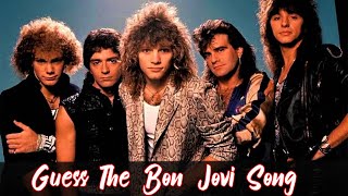 Guess The Song | Bon Jovi QUIZ | MOST ICONIC SONGS