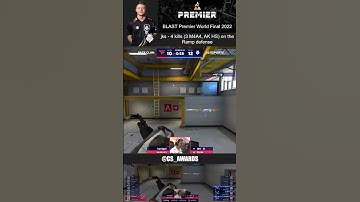 jks - 4 kills (3 M4A4, AK HS) on the Ramp defense (FaZe vs G2) - BLAST Premier World Final 2022