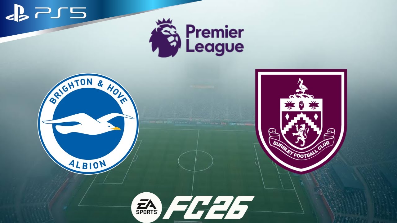 Brighton - Burnley | Gameplay Simulation | Premier League 25/26 Full Match | PS5™ [4K60]