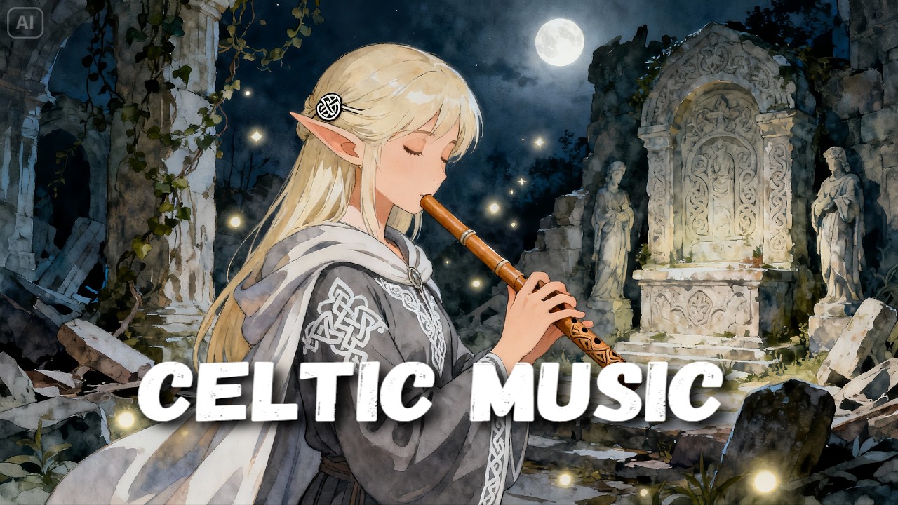 Celtic Music – Starlight Over the Ruins / Relaxing Celtic Ambience