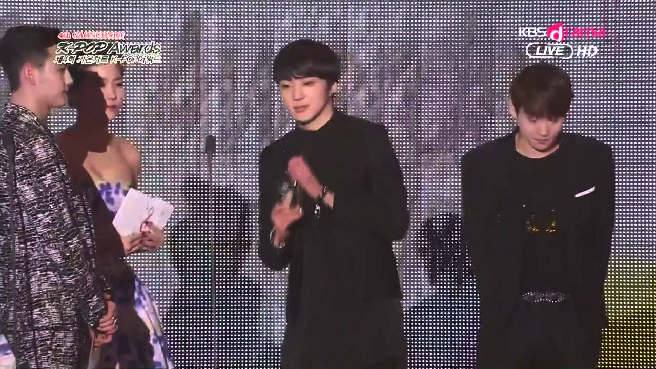 150128 가온차트 K POP 어워드 위너 신인상 수상