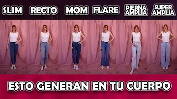 ¿Cómo se llaman los diferentes tipos de jeans?