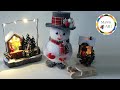 JAK ZROBIĆ BAŁWANKA Z KULEK STYROPIANOWYCH  ☃️ ⛄️   How to make a snowman ☃️ ⛄️