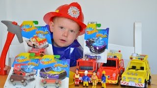 Fireman Sam Color Changing Fire Engine Hot Wheels Mega Fun Fireman Toys Wow