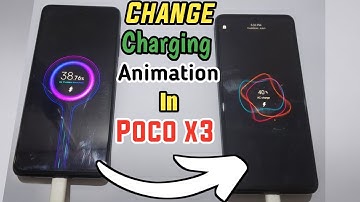 How to Change Charging Animation in poco x3 | MIUI charging animation