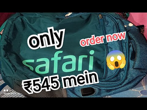 Safari Bag Only 545 Available Now On Flipkart
