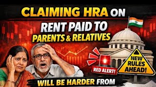 HRA on Rent Paid to Parents & Relatives – Big Change from 01.04.2026! ⚠️