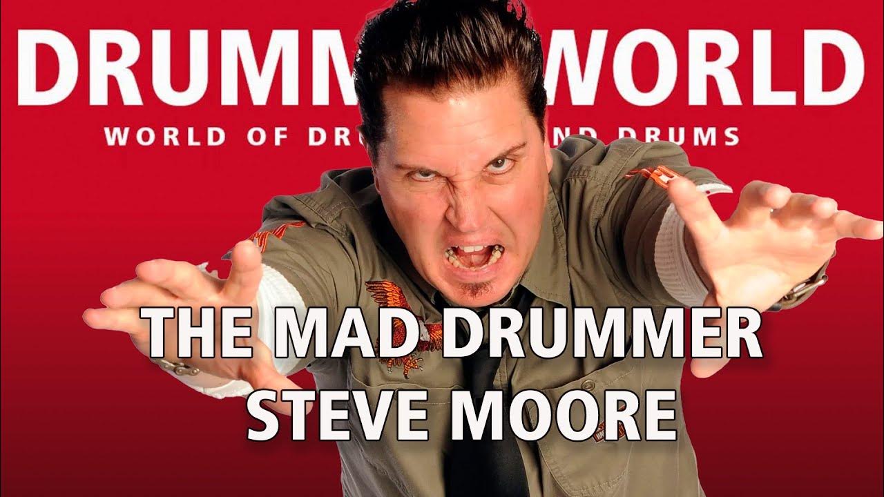 The Mad Drum Artist Steve Moore WIPE OUT maddrummer stevemoore 