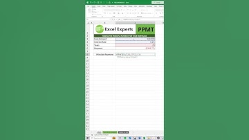 How to use the PPMT function #shorts