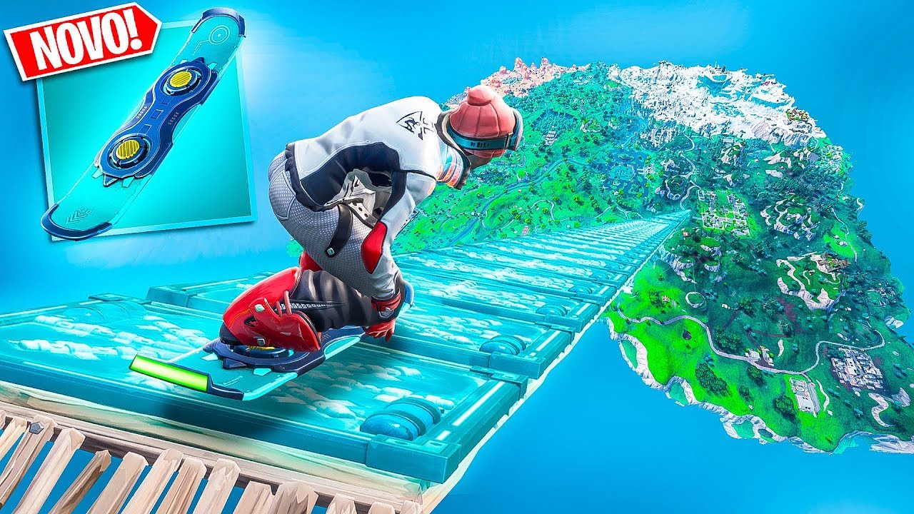 MEGA RAMPA COM O *NOVO* HOVERBOARD NO FORTNITE!! ‹ DENGOSO ›