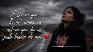 Est-ce que tu m’aimes ou est-ce que tu as juste besoin de moi ? | Chanson d’amour française 💔❤️