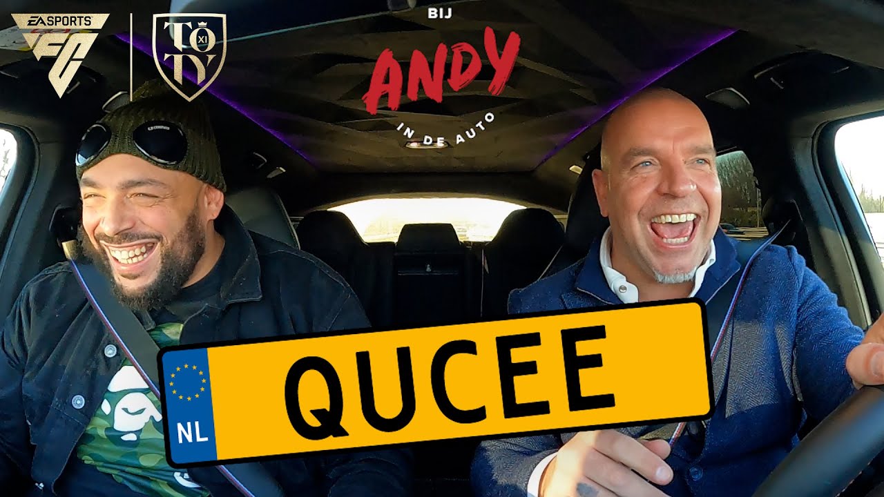 Qucee - Bij Andy in de auto! EA Sports Team Of The Year