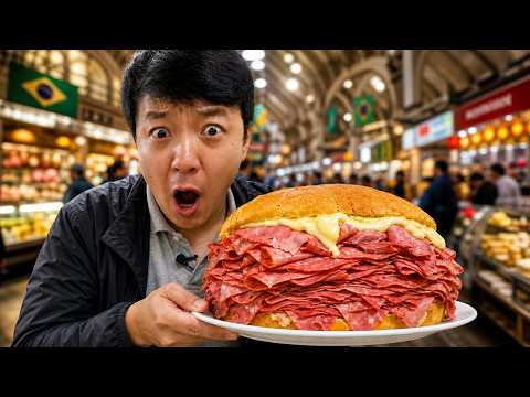 INSIDE Brazil's MOST FAMOUS Food Market | Mercado Municipal de São Paulo FOOD TOUR