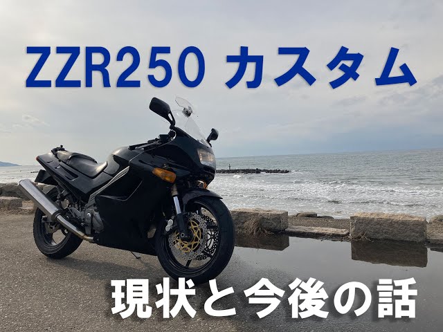ZZR250 ダブルディスク化 カスタムと春に向けての計画！ - YouTube