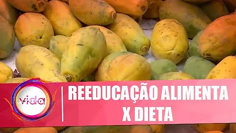 Qual a diferença entre dieta e reeducação alimentar resumo?