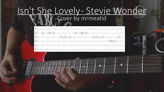 Stevie Wonder - Isn't She Lovely Cover guitar Tab
