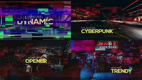 Cyberpunk Opener After Effects Templates