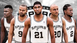Using Every Classic Spurs Team in NBA 2K23 Play Now Online