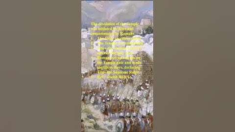 OneMinute Episode 4 Abomination of the Desolation Fulfilled?  #jesus #prophecy #onegospel #daniel