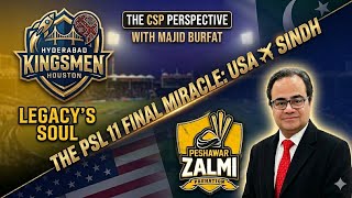 PSL 11 FINAL: Peshawar Zalmi vs. Hyderabad Kingsmen | The Geopolitics of Cricket with Majid Burfat screenshot 2
