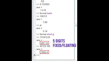Display Number Formats in MATLAB part 2 | MATLAB Tutorial for Beginners #shorts