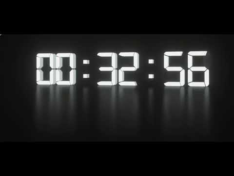 60 seconds countdown beautiful stopwatch 1 minute timer