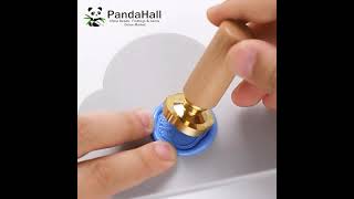 Brass Stamp Heads, for Wax Seal Stamp (AJEW-H149-01G-01) #pandahall #diy #waxseal #scrapbooking