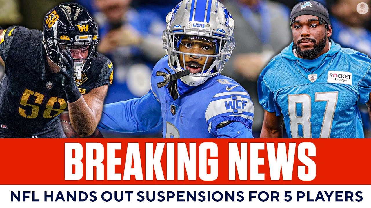 NFL suspends 4 Detroit Lions players for violating league's gambling policy