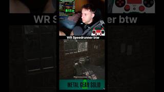 WR Speedrunner btw #fail #metalgearsolid #speedrun
