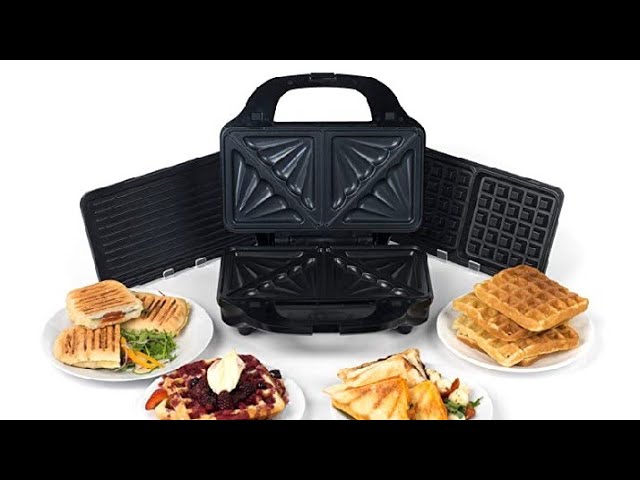 Shop Salter 3 in 1 Snack Maker – Waffles, Grill & Sandwiches