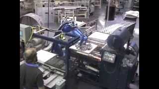 Adhesive Application & Sheet Stacking Automation System
