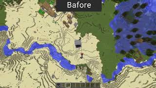 Minecraft's History of Travel | Bafore vs After