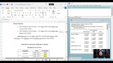 Tutorial Analisis Regresi Linier Berganda dengan Data Panel Menggunakan Eviews 13