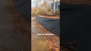 riprap is rolling #landscapers #landscaper #construction #landscapecontractor #riprap