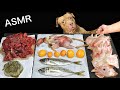 Dog MUKBANG Pitbull Eating Raw Foods Chicken head Whole quail Whole fish Horse