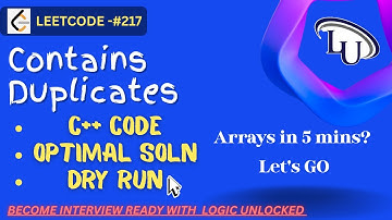 🧠 Contains Duplicate - Leetcode #217 | C++ DSA | Brute to Optimal