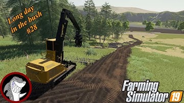 FS19 | Logging Grizzly Mountain | Long Day in the Bush #28