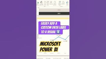 How to Create Custom  Data Labels ⁉️ Microsoft Power BI 🖥️ Simple and easy Method✨✨