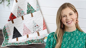 How to Make a Winter Pines Quilt - Free Quilting Tutorial