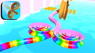 Spiral Rider Gameplay 🌈🔥🥰 All Levels 9-10