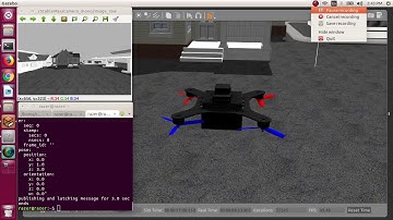 Micro Aerial Vehicle Gazebo ROS simulation