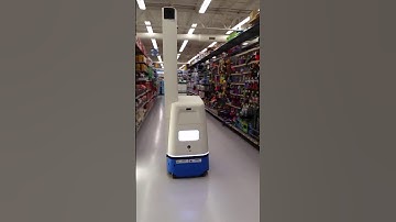 Inventory auditing robot at walmart