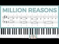 How to play 'MILLION REASONS' by Lady Gaga on the piano -- Playground Sessions