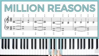 How to play 'Million Reasons' by Lady Gaga on the piano -- Playground Sessions