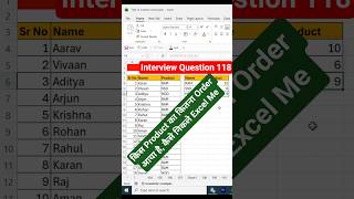 Excel interview Question 118 😱 | Unique and Countif Function in Excel 💡 #excel #shorts #excelhack