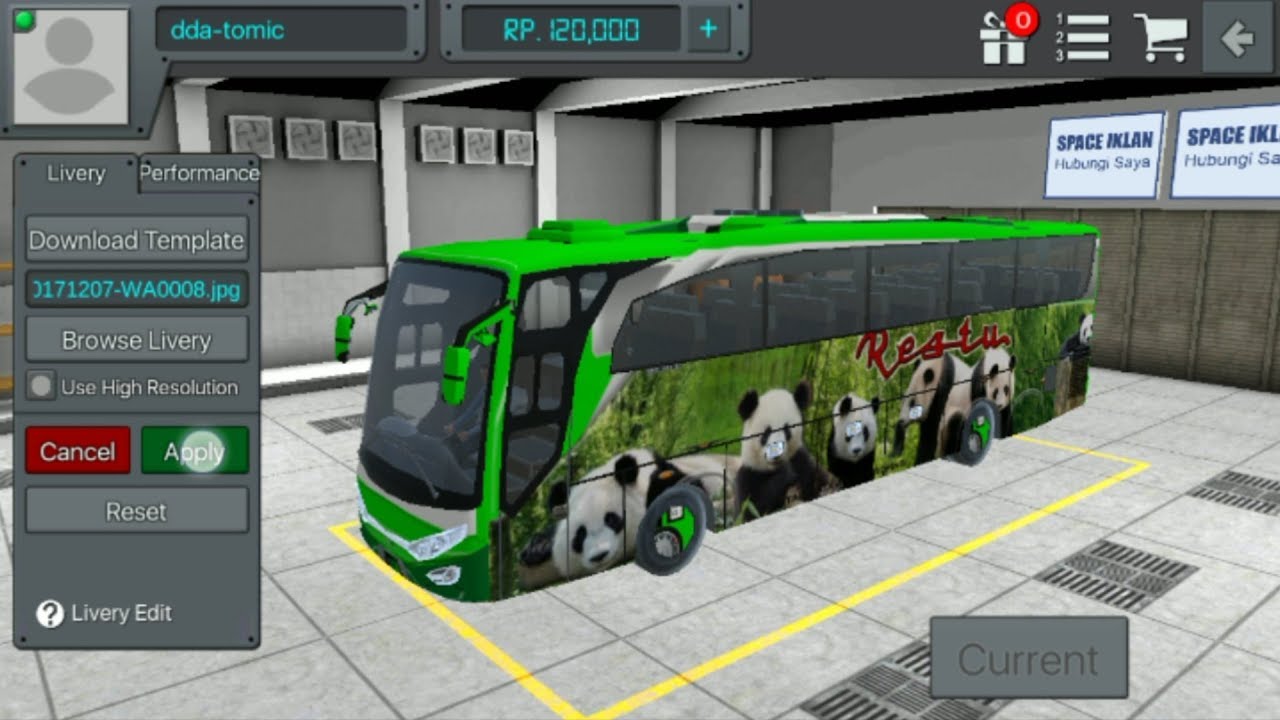 Baru Cara Mudah Ganti Livery Game Bus Simulator Indonesia YouTube